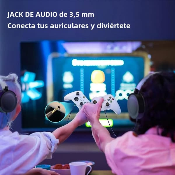 2 st Trådlös Arkadjoystick, 2,4 GHz Gamepad, Kompatibel med M8