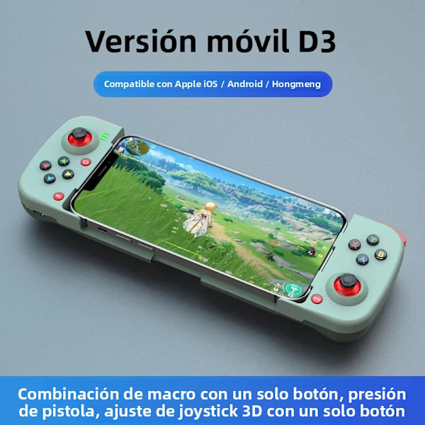 NO.5 Trådløs Bluetooth-spilcontroller Kompatibel med Nintendo Switch, Makroprogrammering, Vibration, Gyroskop