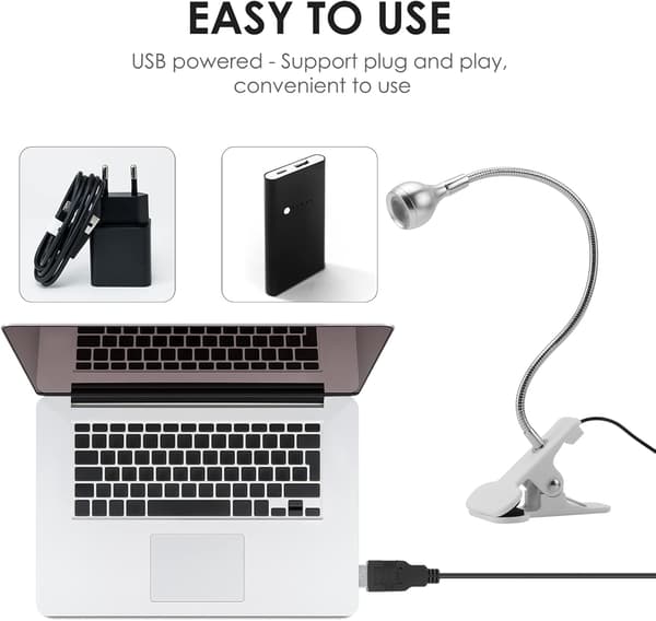 UV Sølv UV Behandling USB Lilla Lampe Perleholder Plug and Play 3W USB LED Lampe B