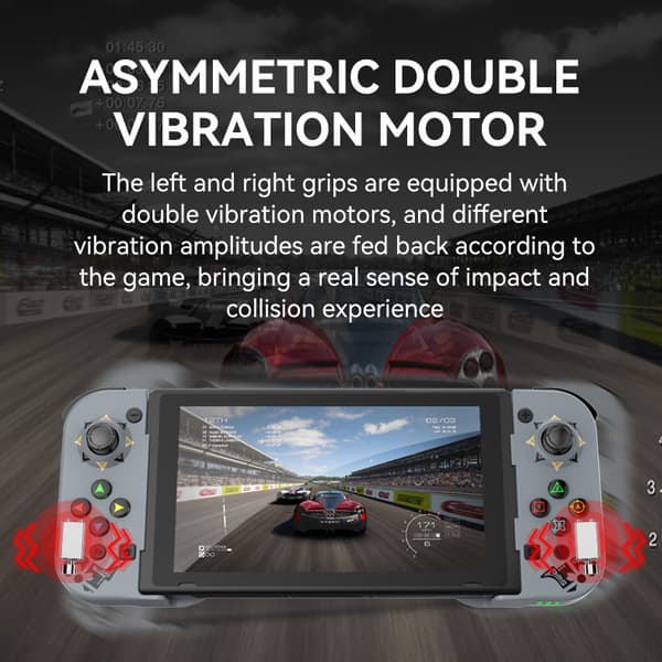 Grå IINE Mini Bluetooth-kontroller, multifunksjonell joystick kompatibel med Android og iPhone spillfjernkontroll