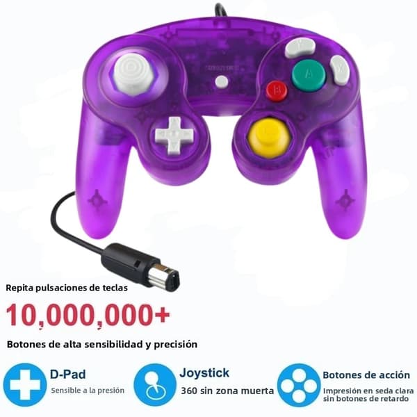 Grå trådløs spilcontroller, kompatibel med Linux, Android-telefon, spilkonsol, Smart TV, 2.4G Gamepad Joystick