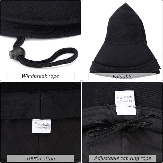 Fiskarhatt dam all-match tide storbrättad solskydd solhatt litterär och konstnärlig ansiktstäckande solhatt，20014