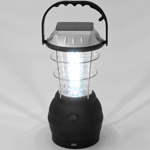 Solcelle Lanterne, Håndsving Dynamo 36 Led Camping Lanterne Nødlys