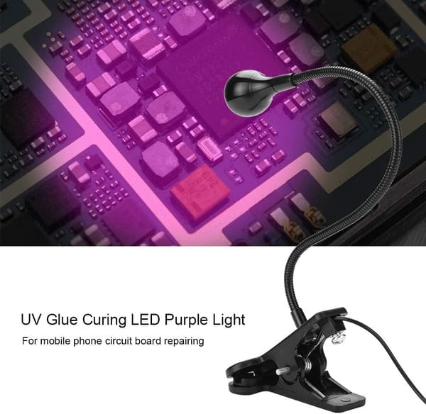 UV sort UV-behandling USB Lilla Lampe Perleholder Plug and Play 3W USB LED Lampe A