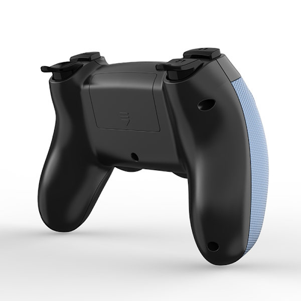 Sort mobilspilcontroller kompatibel med iPhone og Android, joystick med lav latens