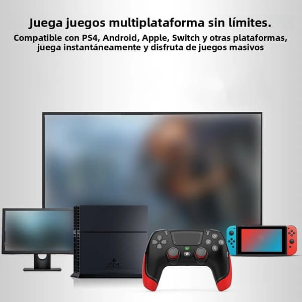 Grøn Q103 Bluetooth Trådløs Spilcontroller, Kompatibel med Switch Style, PS3, iOS, Android, PC