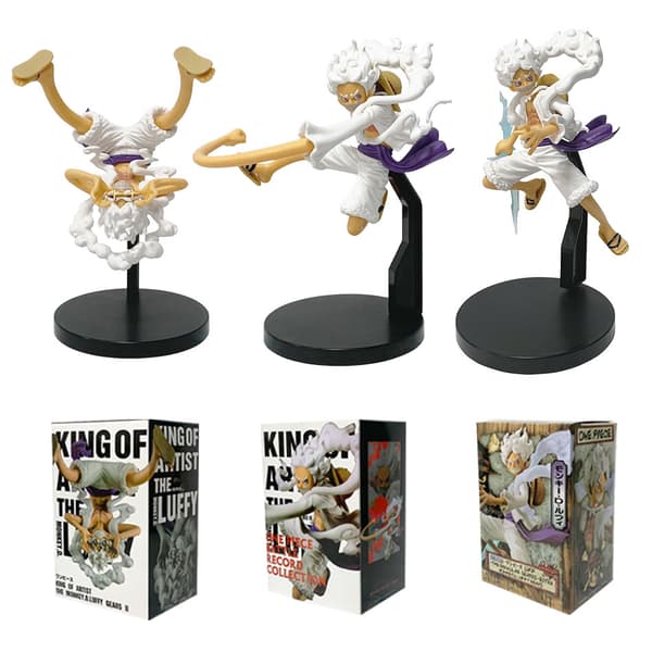 B version med æske; ocean hero anime action figur, 18 cm PVC samlerobjekt statue, voksen gave