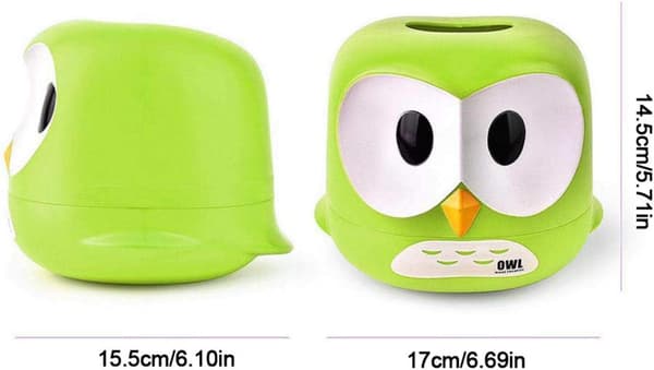 Servietholder Hjemme Servietboks Børne Servietboks Ugle Design Sølv Servietdispenser Servietboks Grøn A