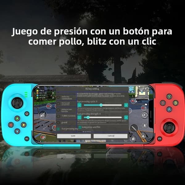 Hvit Trådløs Bluetooth Gamepad med Touchpad & Mikrofon, Kompatibel med PS/PC, Dobbel Vibrasjon