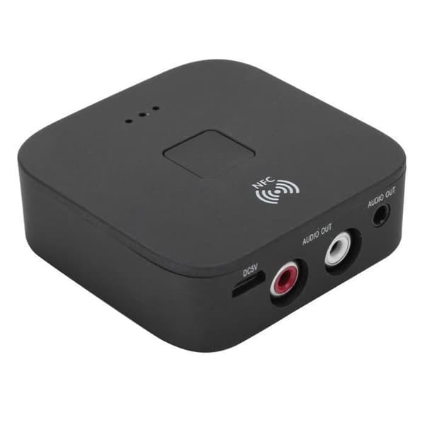 Bluetooth 5.0 lydmottaker 3,5 mm AUX trådløs musikkadapter for bilhøyttaler