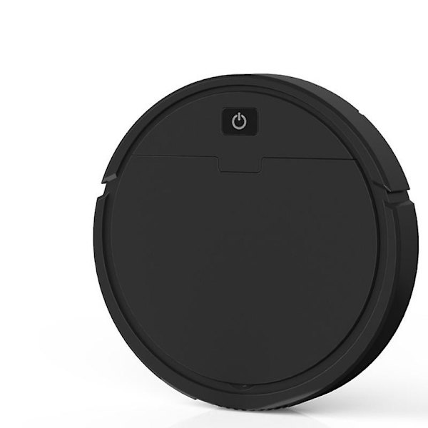 Robotstøvsuger Automatisk Robotstøvsuger Genkender Automatisk Forhindringer Ultralydløs Og Sender Black