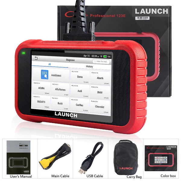 Start X431 Crp123e Bil Obd Obd2 Diagnostisk værktøj Automotive Abs Srs Airbag Engine At Code Reader Scanner Gratis opdatering Pk Crp123 CRP123E OBD2 Scanner