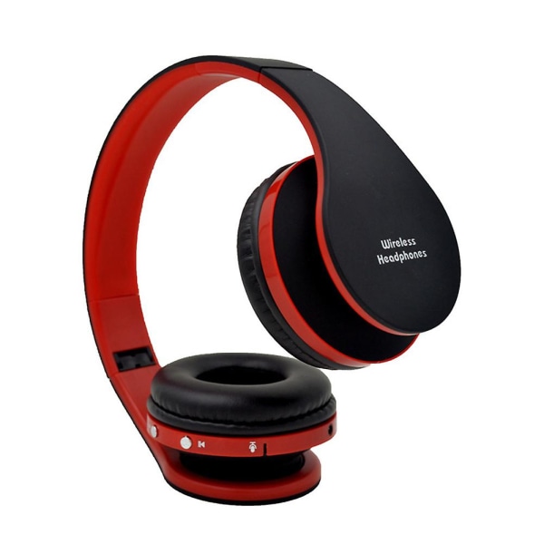 Nx-8252 Trådløse Stereo Bluetooth-kompatible Hodetelefoner Foldbare Sportsøretelefoner Hodesett (svart)