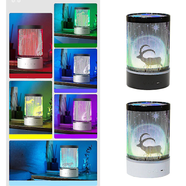 Animerade LED Ry Sky Projektionslampa med Fjärrkontroll Projektor Hem Säng White