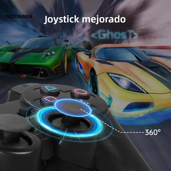 Sort Bluetooth Gamecube-stil Controller Kompatibel med Switch-konsol, PC, Android, Turbo-funktion