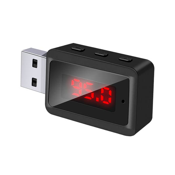 Trådløs billjudadapter Mini USB-drevet håndfri Bluetooth-mottaker for bilstereo