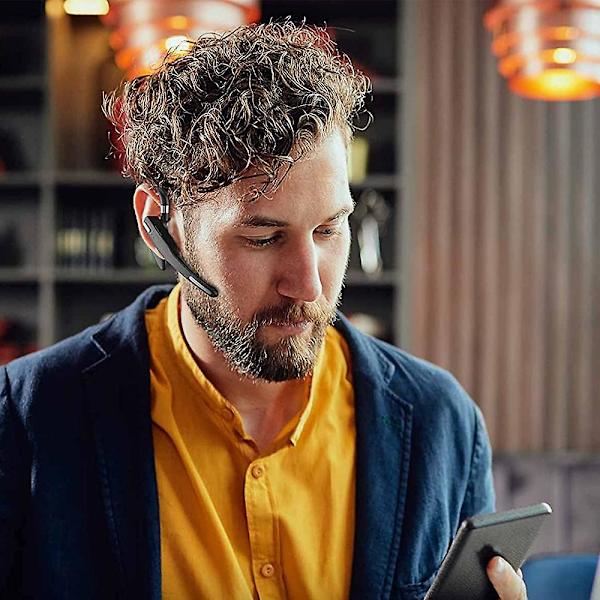 Bluetooth-öronpropp för mobiltelefon, kompatibel med Android-telefoner och iPhone. Bluetooth-hörlurar med brusreducering