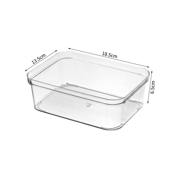 4 läpinäkyvän vetolaatikon set , säilytyslaatikon laatikon jakaja lokero paperitavaralle meikkikoruille, keittiössä makuuhuoneessa kylpyhuoneessa ja toimistossa