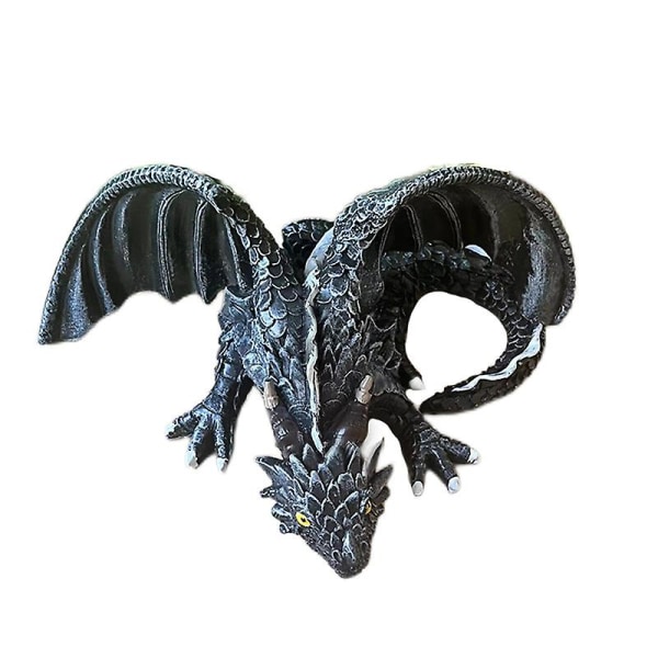 Harpiks håndverk dekorasjon Winged Dragon Sculpture Ornament