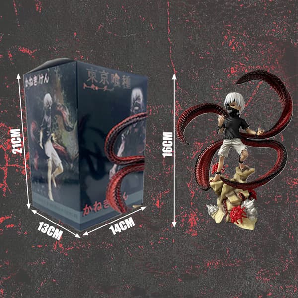 16 cm PVC actionfigur med æske; mystisk maskeret studenterfigur, Q-stil, samlerobjekt legetøjsgave