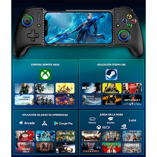 Sort og rød Bluetooth trådløs controller med Turbo Dual Vibration, kompatibel med PS4/PS4 Pro/PS4 Slim/PC