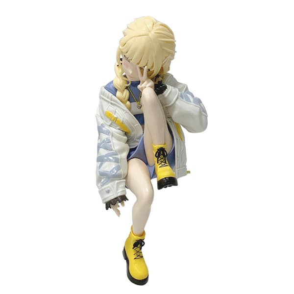 Med eske; grasiøs anime kvinne actionfigur, 17 cm PVC skrivebordssamleobjekt, unisex gave