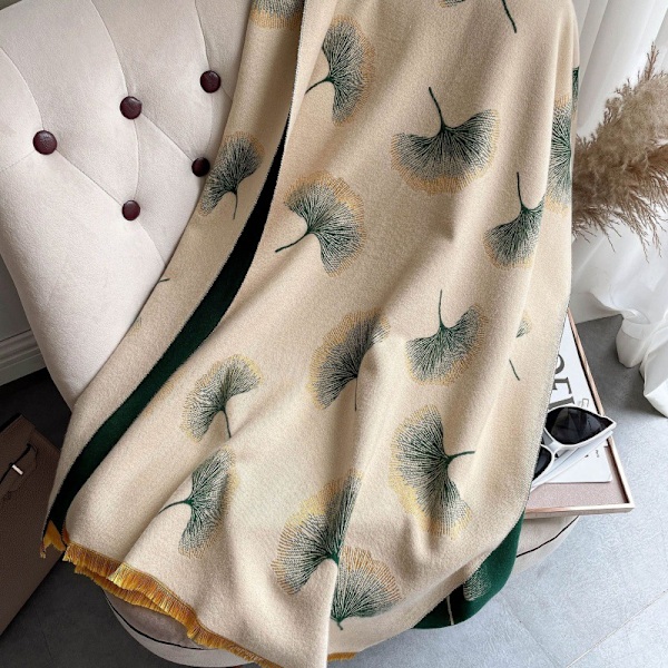 Imitation Cashmere Hot Sell Tyk Lang Skarp Kvinder Airconditionering Shawl Kort Skæg Tassel Dekoration Varmt Forklæde 4