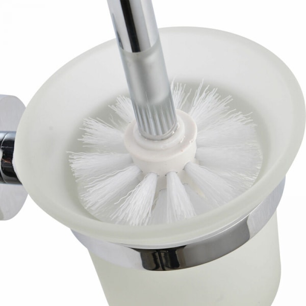 Toalettborste set, rostfritt stål, 1 set