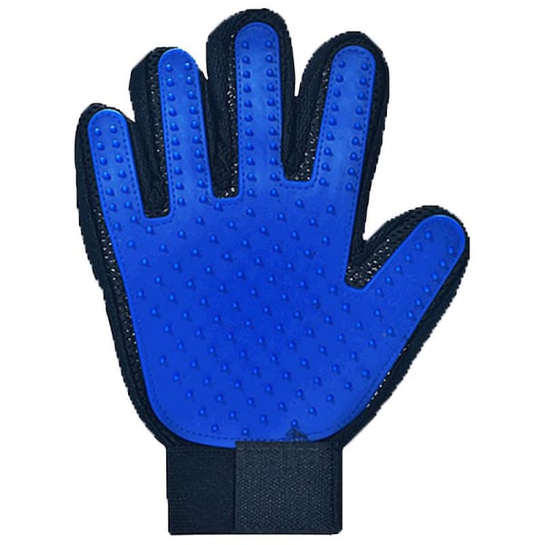 2st Pet Grooming Glove - Pet Hair Remover Mitt Borste - Deshedding Borste  Handske - Handskeborste för skonsam massage (d-4) blue 1 7653 | blue | 1 |  Fyndiq