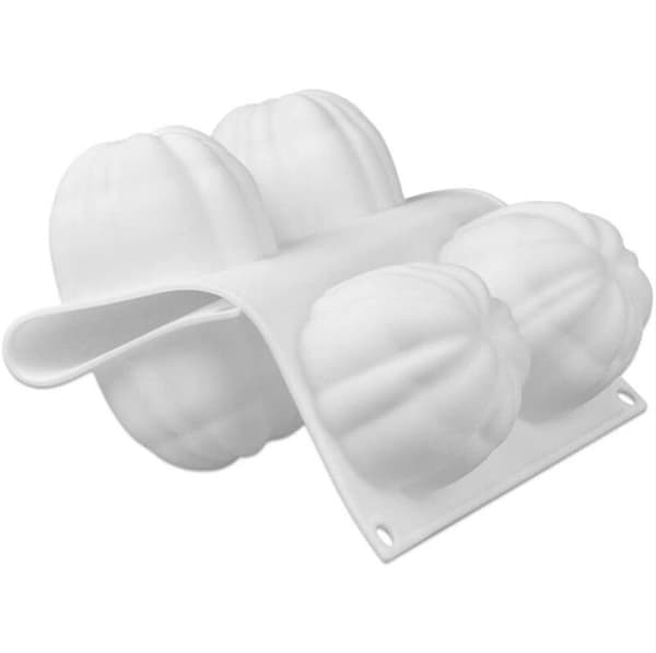 Todelt 6-hulroms silikon gresskarmugge - 29*17*5cm
