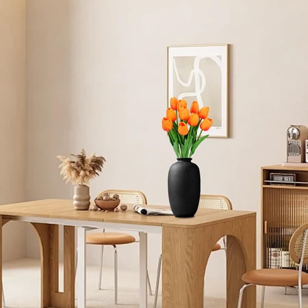 Kunstige tulipaner, orange, 10 stk.