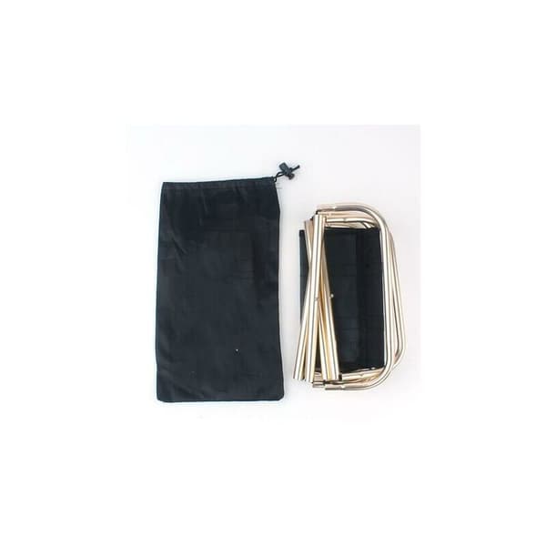Camping Fällbara Stolar, Portabla Utomhus Fällbara Stolar för Fiske, Grillning, Vandring, Solid Aluminium Nylon Fälld 25.4*22*27cm (grå)