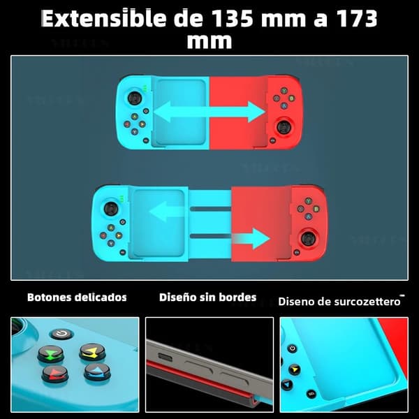 Sort Blå Bluetooth Spilcontroller, Kompatibel med PS4, PS4 Pro, PS4 Slim, PC med Dobbelt Vibration Hall Effekt