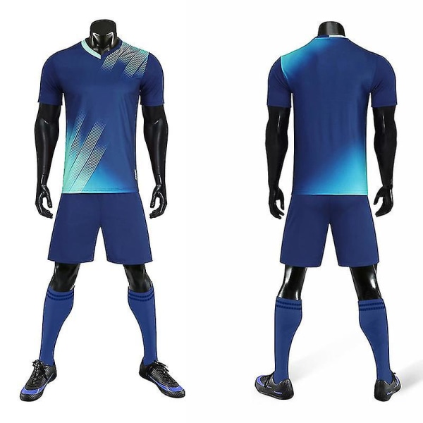 Mest solgte fodboldsæt til mænd, åndbar fodboldtrøje-tøjsæt Team W E XL