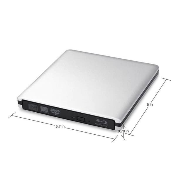 USB 3.0 Ekstern Blu-ray-stasjon CD DVD-brenner Leser Bærbar Optisk Stasjon Avtakbar Design