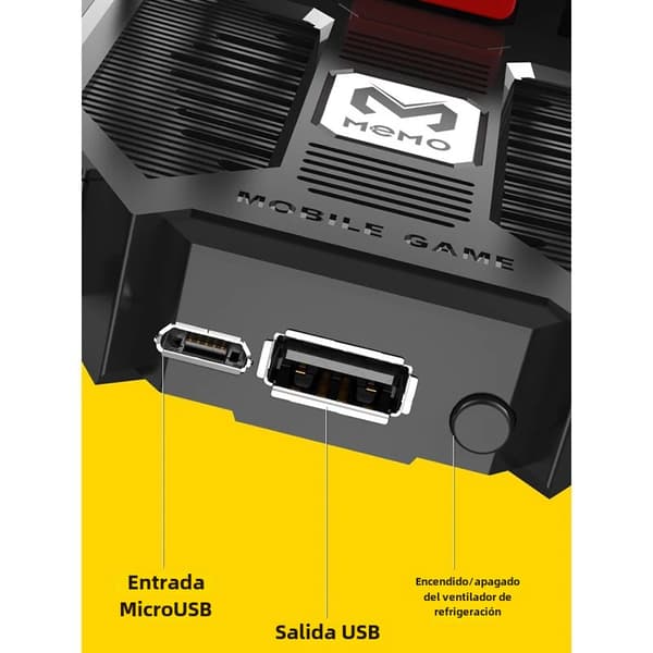 Svart 3D Mobil Spillkontroller, Bluetooth 5.0 Joystick, Kompatibel med iOS og Android, Utrekkbar Gamepad