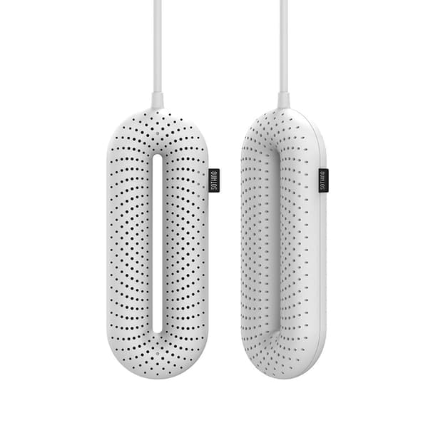 Elektrisk skotørrer - støvletørrer - til tørring og lugtfjernelse - automatisk slukning (hvid) -13005