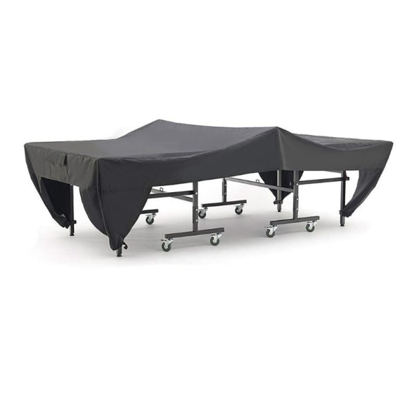 1 pakke bordtennisbordbetræk - letvægtsmateriale, vejrbestandigt, elastisk søm, indendørs udendørs vandtæt støvbetræk stofbetræk 280*152*76 cm/11