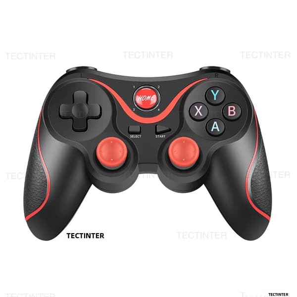 Sort trådløs spilcontroller kompatibel med Switch, Smart Screen, Hall Joystick, RGB, iOS Ready