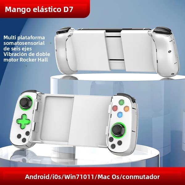 JK03 Teleskopisk Spilcontroller Dobbelt Farve, Kompatibel med iOS, Android, Switch