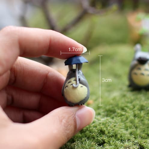 12 stk. skogsånd mini statue sett, søte romdekor samleobjekter, kawaii gaver til barn