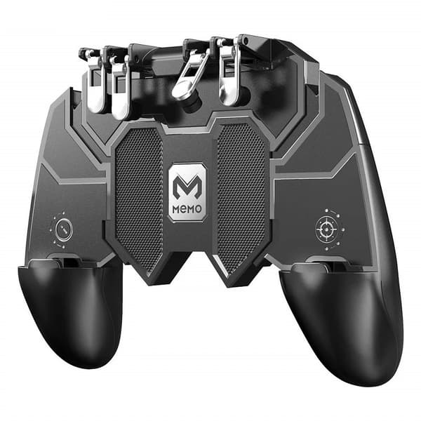Grön 3D Mobil Spelkontroll, Bluetooth 5.0 Joystick, Kompatibel med iOS och Android, Utdragbar Gamepad