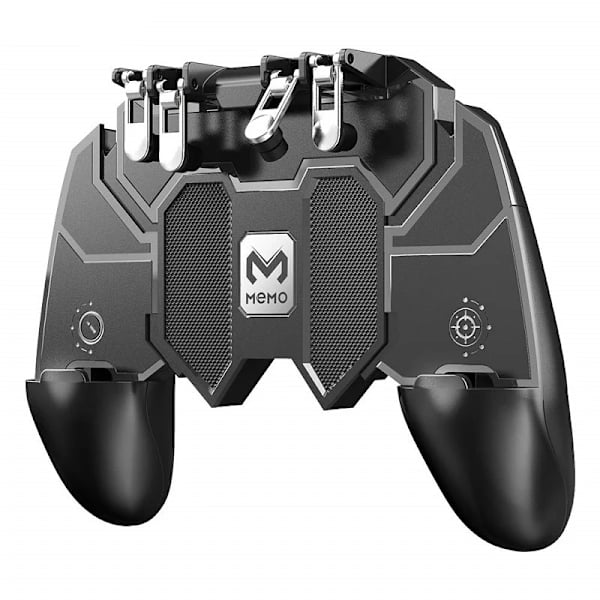 Grøn 3D Mobil Spilcontroller, Bluetooth 5.0 Joystick, Kompatibel med iOS og Android, Udtrækkelig Gamepad