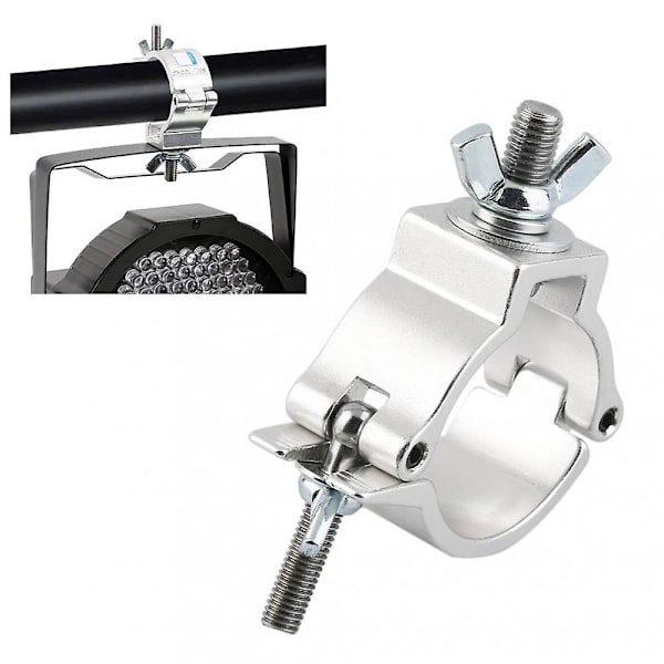 Liten storlek 48-51 mm 100 kg Suspension Tube Clamp Aluminium Truss Clamp DJ American Disco Lighting Hardware Krok Scenutrustning Fästelement
