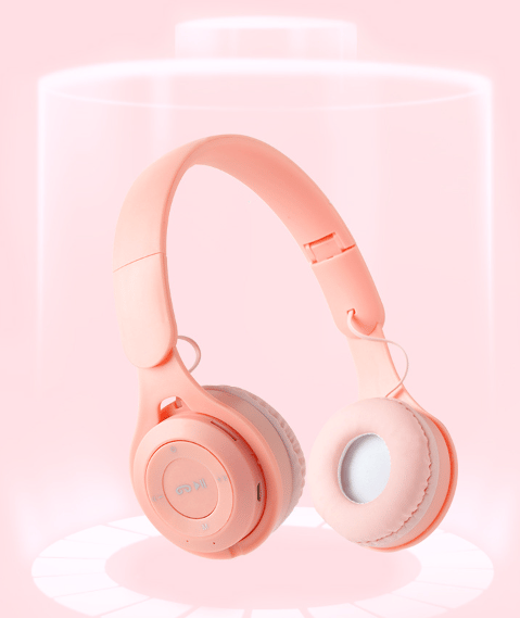 Hörlurar med huvudmontering, hopfällbara, trådlösa, macaroon, utsökt litet kort, mode student bluetooth headset (grön)-11489