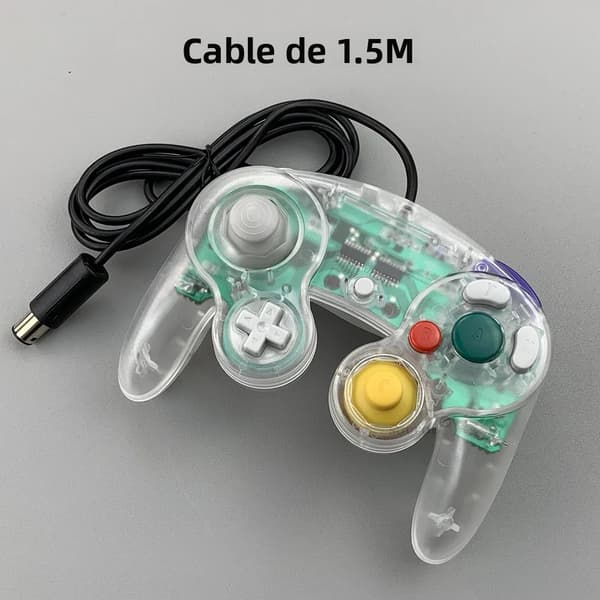 Militærgrøn trådløs controller kompatibel med PlayStation 4 med vibration og USB-kabel