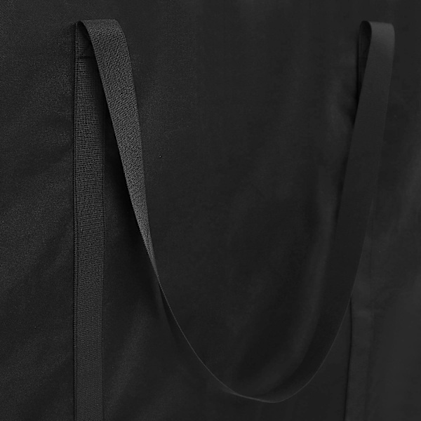 Havemøbelpuder Opbevaringspose, Vandafvisende, Støvbestandig, Anti-UV, Robust 600D Oxfordstof Juletræ Opbevaringsdækning 110x60x35cm(Sort)