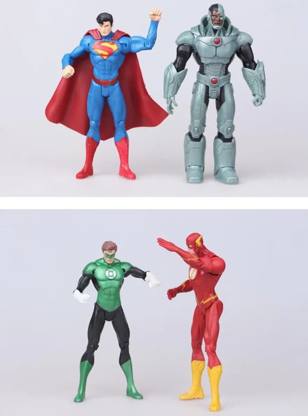 7 stk DC Superhero Hulk Iron Man Superman Wonder Woman