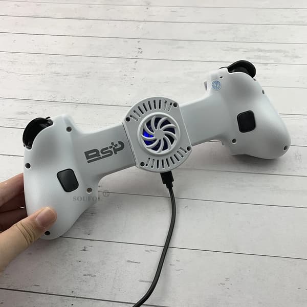 Sort 2 stk. Bluetooth Trådløse Spilcontrollere Kompatible med Nintendo Switch/Android/PC
