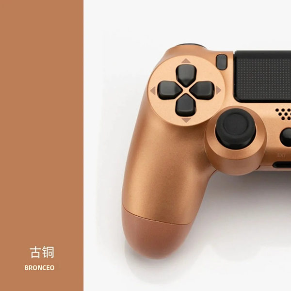 Fantasy Purple Trådlös Bluetooth-handkontroll med PS4/Slim/Pro, dubbel vibration, kompatibel med Windows, PC, iOS, Android